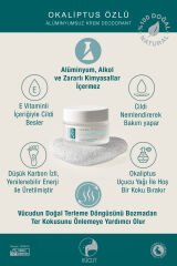 Okaliptus Kokulu %100 Doğal Krem Deodorant – Alüminyumsuz –30 ml